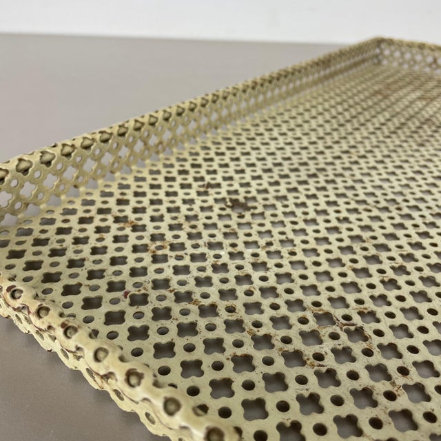 French Metal Tray Rigituelle by Mathieu Matégot, 1950s For Sale - Image 9 of 18