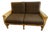 McGuire Furniture Co Wicker Rattan Club Chair Settee Sofa For Sale