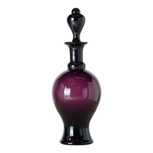 Mid 20th Century Amethyst Glass Decanter