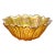 Vintage Indiana Glass Marigold Carnival Glass “Sunflower” Ruffled Bowl For Sale