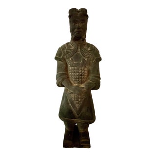 Vintage Terra Cotta Chinese Warrior For Sale