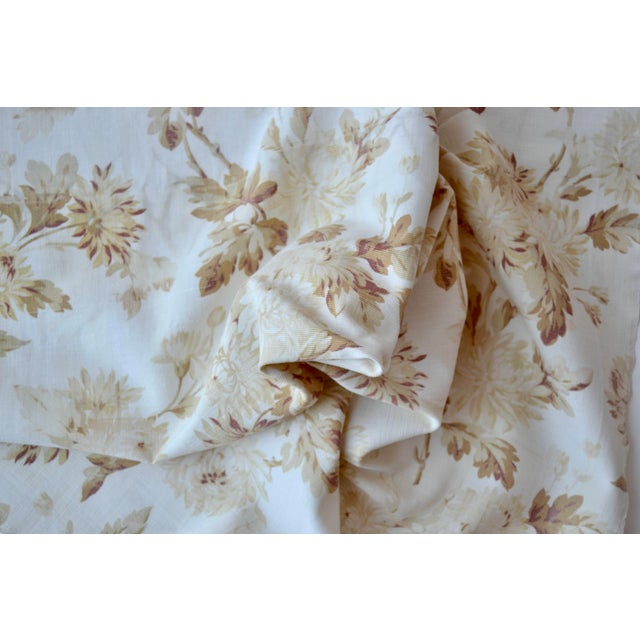 Textile 1940s Floral Fabric Pieces - Set of 3 For Sale - Image 7 of 9