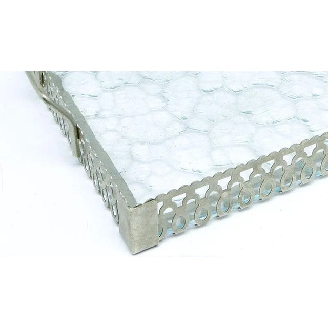 Metal Polish Postmodern Tray, 1980s For Sale - Image 7 of 8