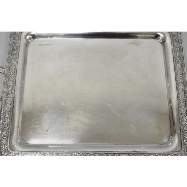 Antique Bernard Rices Sons Antique Edwardian Silver Plated Tea Service, 5 Pc Set For Sale - Image 17 of 18