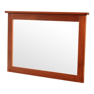 Hunt Country Furniture Mission Style Cherry Dresser Mirror For Sale