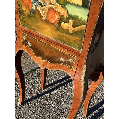 French Style Drinks Cabinet with Ormolu and Marble For Sale - Image 5 of 13
