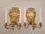 Mid 19th Century Antique 19th C Pair French Napoleon III Gilt Bronze Louis XVI Style Sconces For Sale - Image 5 of 16