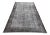 1960s Vintage Turkish Distressed Gray Rug - 5′4″ × 9′6″ For Sale