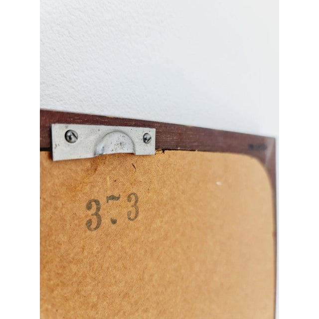 Mid-Century Modern Danish Wall-Mounted Mirror, 1960s For Sale - Image 10 of 12