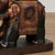 Antique Indian Carved Wood Elephant Stand or Pedestal For Sale - Image 10 of 12