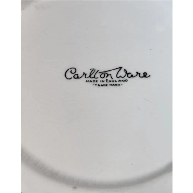 1940s Carlton Ware Pink Demitasse Set With Gold Gilt Trim- 11 Pieces For Sale - Image 9 of 15