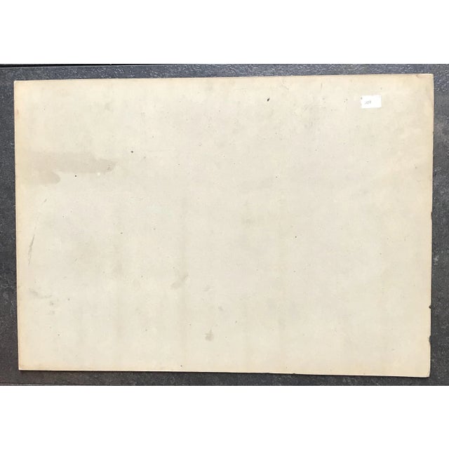 1930s Isaac Charles Goetz, Carafe, pot et brau, 1937, Oil on Cardboard For Sale - Image 5 of 6