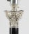 Metal Antique Victorian Corinthian Column Silver Plated Table Lamp, 1800s For Sale - Image 7 of 14