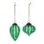 Elevate your holiday decor with the Green Ribbed Crackle Glass Ornaments. Designed to capture the essence of the season,...