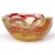 Vintage Barovier Toso Murano Heavy Gold Flecks Ruby Red Vines Italian Art Glass Ashtray Bowl For Sale - Image 9 of 9