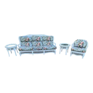 Lane Venture Wicker Outdoor Seating & Tables, 4 Pieces