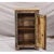Wood Nightstand Made From Antique Indian Teakwood Architectural Elements For Sale - Image 7 of 8
