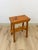 Wood Handmade Rustic Pine Side Table Shelf Dowel Joints Vintage Farmhouse Dated 1930s For Sale - Image 7 of 11