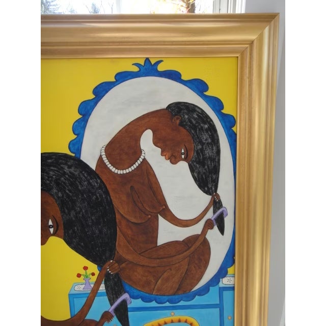 1980s Seymour Bottex Original Oil on Board For Sale - Image 4 of 10