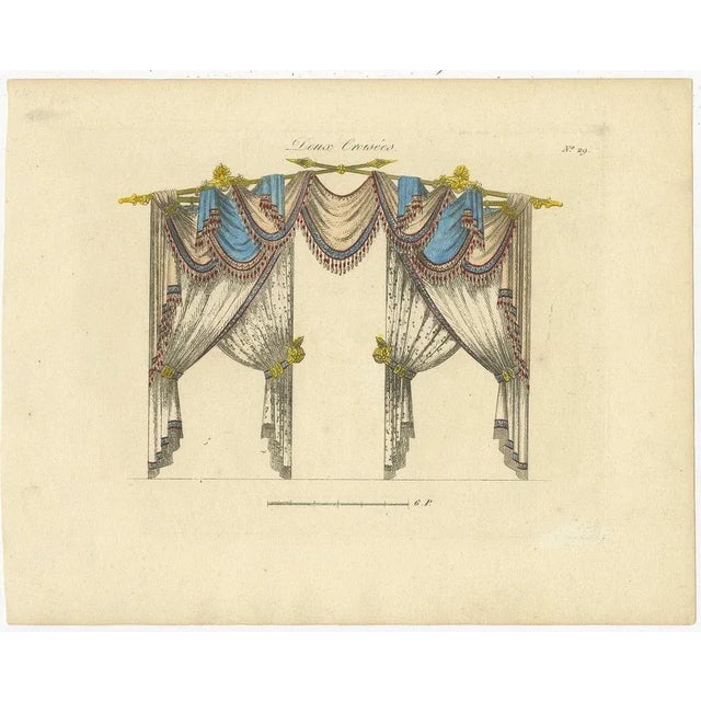 Osmont, Various Draperies, 1820, Paper, Set of 11 For Sale - Image 9 of 14