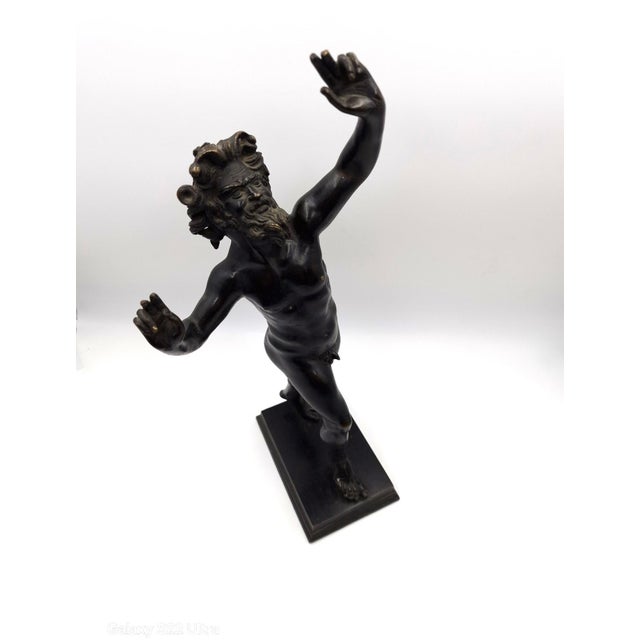 Metal Faun, Early 1900s, Bronze For Sale - Image 7 of 14