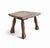 Brutalist Wooden Side Table, 1960s For Sale - Image 4 of 4