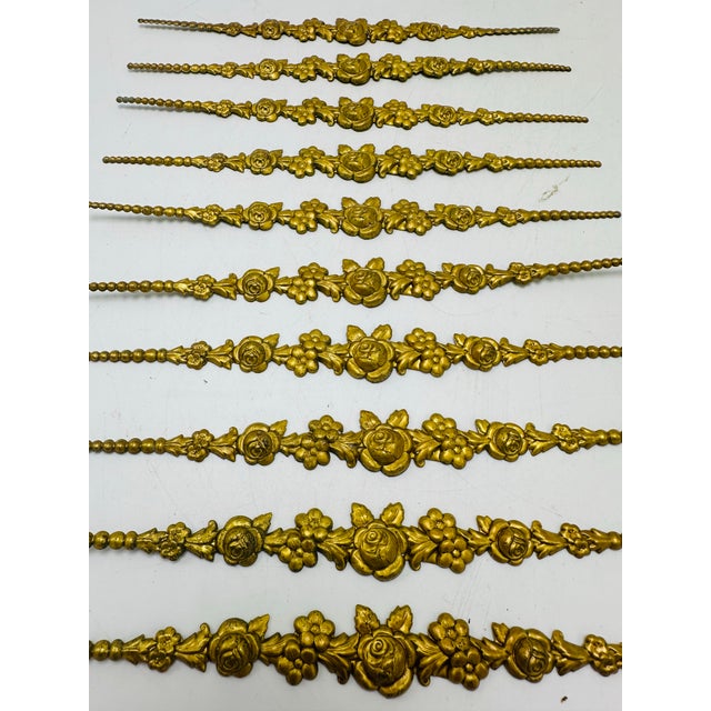 Victorian Decorative Tin Appliqués, Set of 8 For Sale - Image 3 of 3