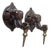 Regency Bronze Elephant Candleholder Sconces, 1960s, Set of 2 For Sale