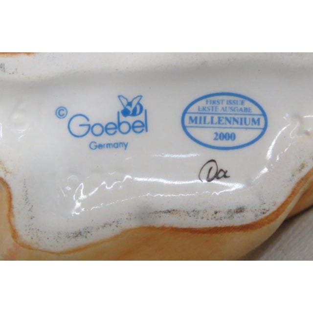 Late 20th Century Hummel Goebel American Wanderer Ceramic Figurine Millennium 2000 Series 5078b For Sale - Image 5 of 11