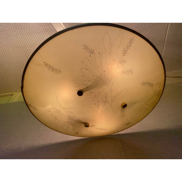 Mid-Century Cream Ceiling Lamp from Erco, 1950s For Sale - Image 16 of 18
