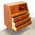 1950s Danish Teak Secretary Desk With Hidden Vanity & Mirror For Sale - Image 10 of 11
