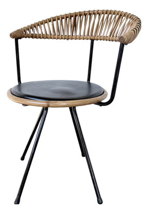 Rattan Chair from Dirk Van Sliedregt, 1950s