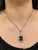 Green 17 Carat Green Tourmaline and 4 Carat Diamond Pendant / Necklace 14 Karat Gold For Sale - Image 8 of 18