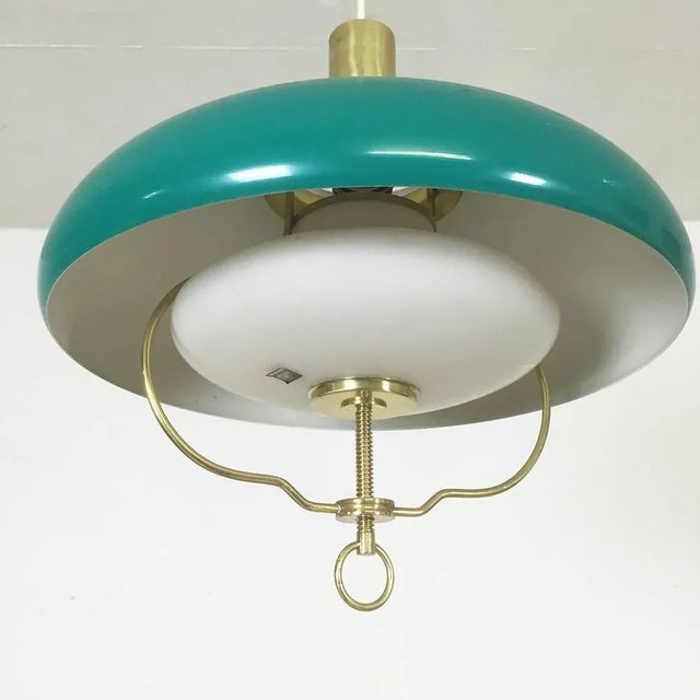 Lyfa Scandinavian Hanging Light from Lyfa, Denmark, 1960s For Sale - Image 4 of 9