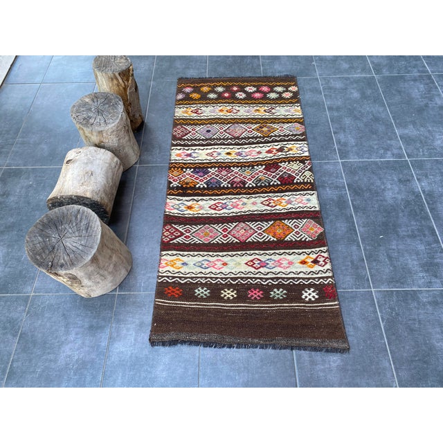 Antique Floral Oushak Carpet For Sale - Image 10 of 10