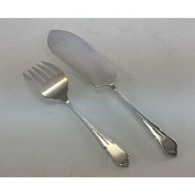 New 1980s Flatware Fish Set 26 Pieces Du Barry For Sale In New York - Image 6 of 15