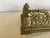 Early 20th Century Fine Antique Lions Head Brass Fireplace Fender With Acorn Finials For Sale - Image 5 of 14