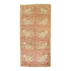 Vintage Zabihi Collection Turkish Floral Konya Rug