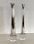 Glass and Silver-Plated Solifleur Vases by Lino Sabattini, Set of 2 For Sale - Image 13 of 17