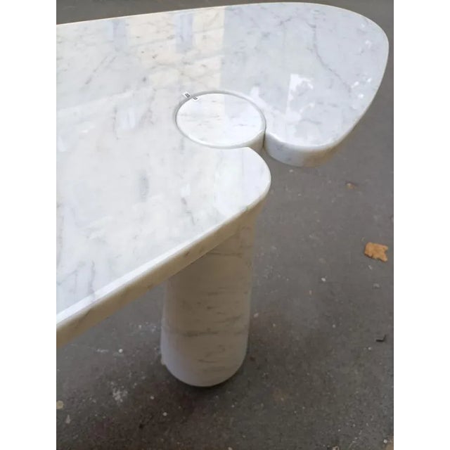 White White Marble Eros Console by Angelo Mangiarotti for Skipper, 1990s For Sale - Image 8 of 10