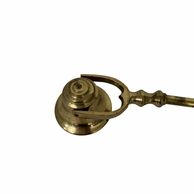 Vintage Brass Candle Snuffer For Sale - Image 4 of 8