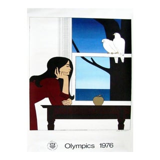 1976 Montreal Olympic Games Will Barnet Poster For Sale