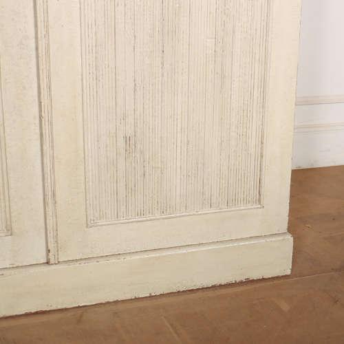 Textile Swedish Style Painted Linen Cupboard For Sale - Image 7 of 12