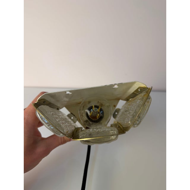 Gold Glass Wall Lamp from Vitrika, Denmark For Sale - Image 9 of 11