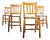 Vintage Elm Chapel Dining Chairs, 1940s, Set of 4 For Sale