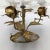 Italian Flamingo Gold Barrel Crystal Tole Cake/Dessert Plate For Sale - Image 11 of 13