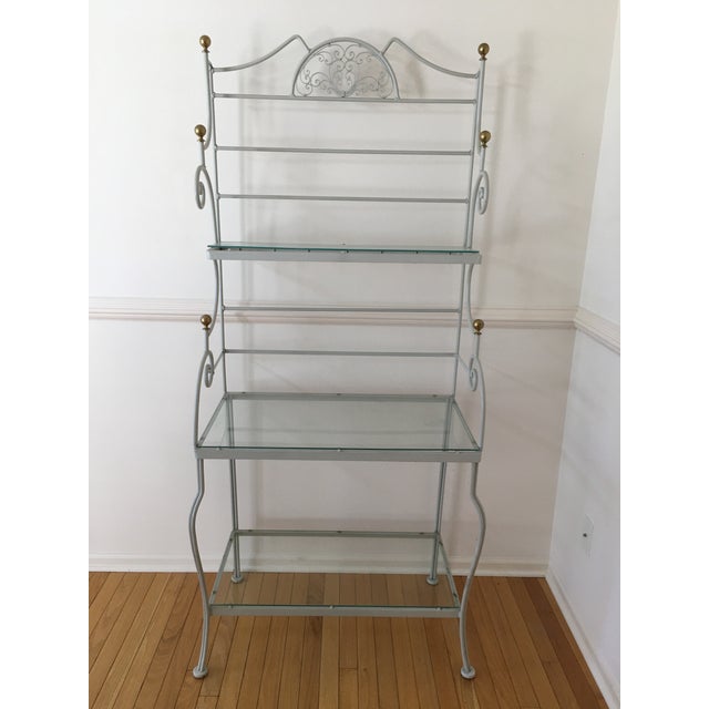 1960’s Vintage Woodard White Bakers Rack Chairish