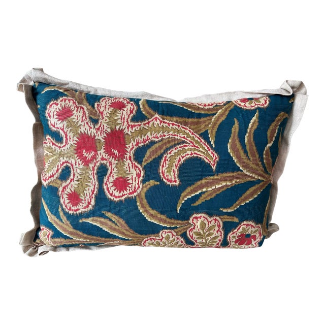 Antique French Fabric Pillow For Sale