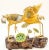 Vintage Chinese Metal Gilt Filigree and Enamel Cranes Figures on Wooden Stand For Sale - Image 10 of 12