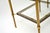 Vintage French Brass and Glass Side Tables, 1960, Set of 2 For Sale - Image 9 of 11